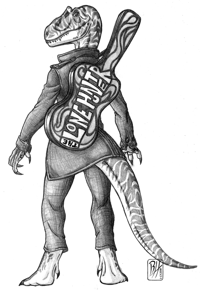 T.Rex mascot concept design